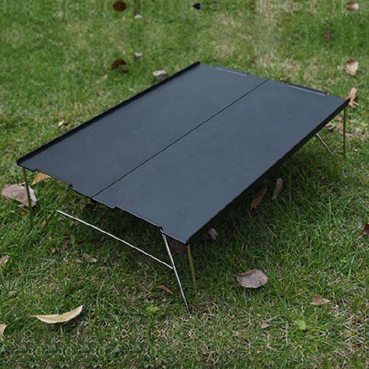 Kleiner Faltbarer Picknick Reise Camping Klappbarer Aluminiumtisch für Outdoor Wandern