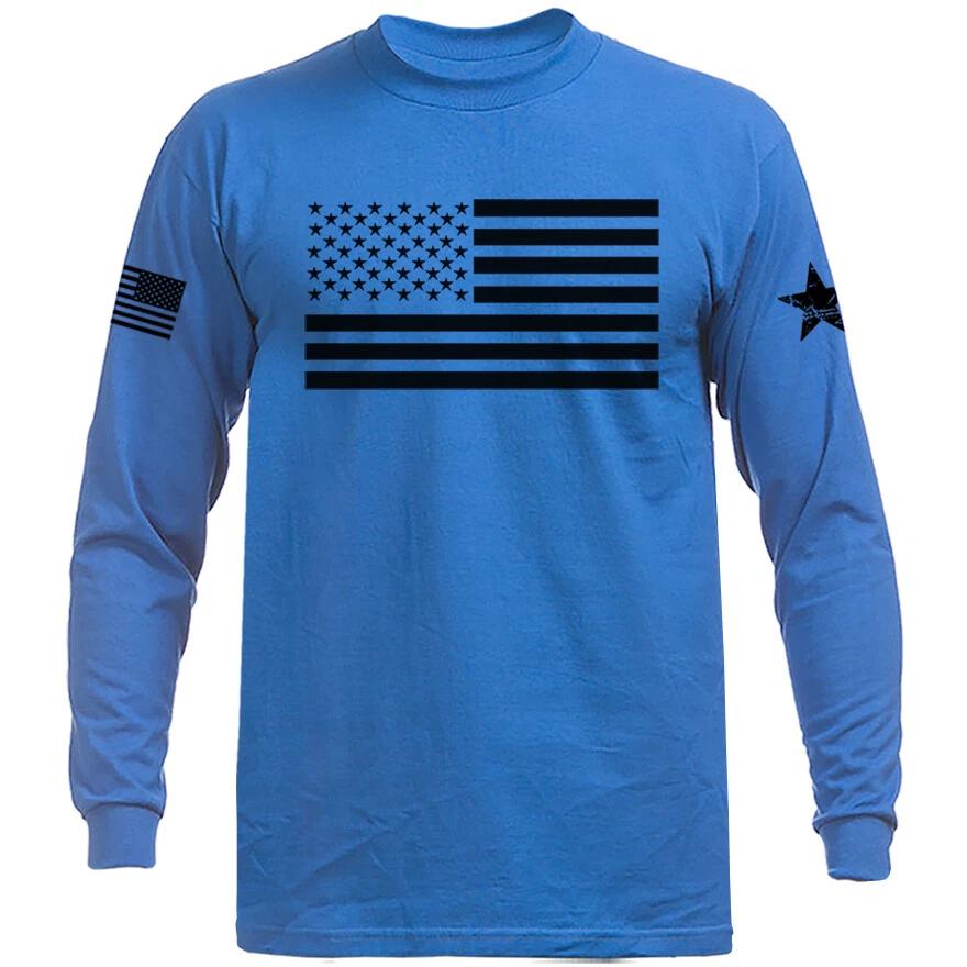 United States of America Flag American Pride Long Sleeve