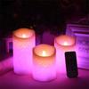 3-Pack LED Flameless Candles Remote Control Wax Pillar LED Candles Decorative Lighting for Home Decor Party Wedding Christmas