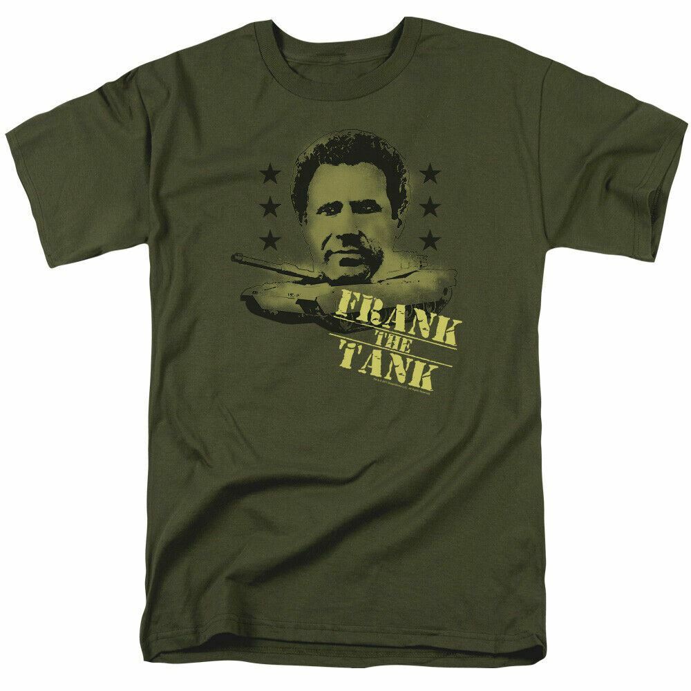 

26 Old School Frank The Tank T Shirt Licensed Comedy Movie Retro Tee Military Green Unisex T-Shirt XXL