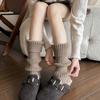 Wool Socks Cover Socks Warm Slimming Knitted Pile Socks Y2K With Snow Boots Calf Socks