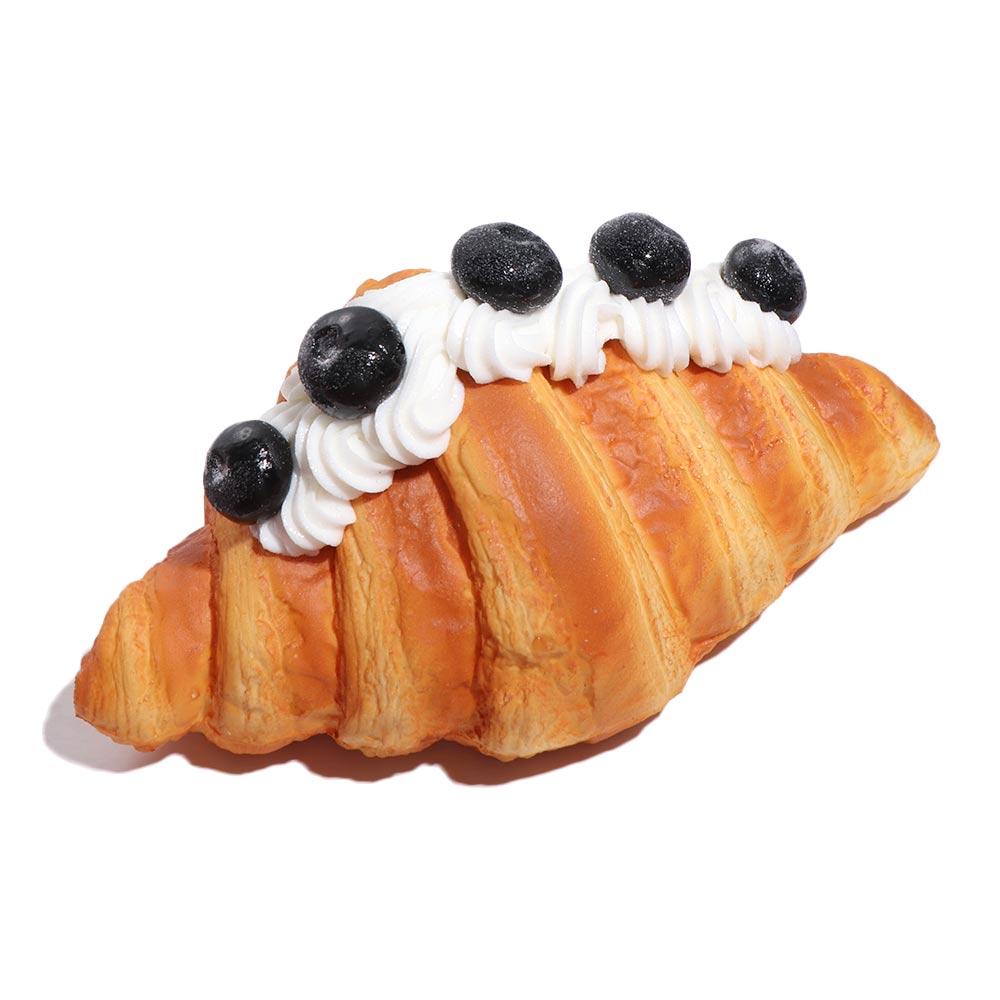 

PU Simulation Croissant Bread Convenient Artificial Bread Fake Soda Bread Home Decoration style A