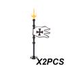 Middle Ages Empire Flag Pole Building Blocks Military Castle Lion Teutonic Knight Soldier Figures Roman Warrior Sheild Brick Toy