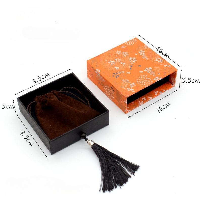 Retro Chinese Drawer Style Jewelry Gift Box for Bracelet, Necklace and Tassel Ornaments