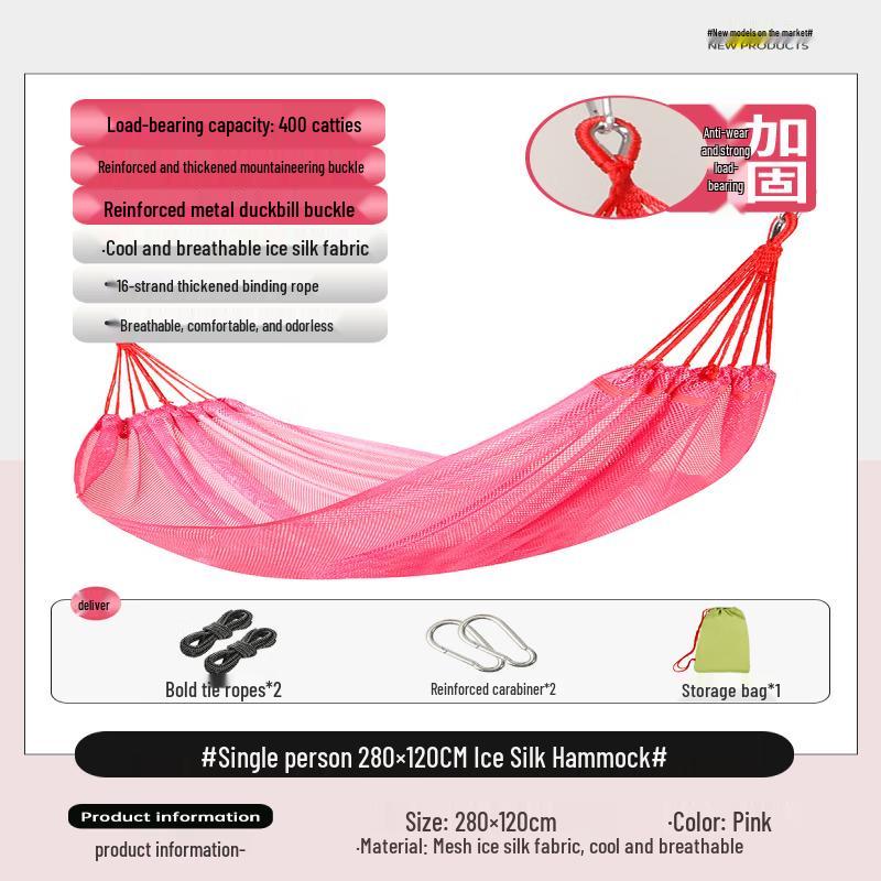 Breathable Ice Silk Mesh Hammock