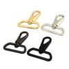 2Pcs Metal Swivel Eye Snap Hook Clasps Clips for DIY Leather Craft Bag Strap Belt Webbing Keychain