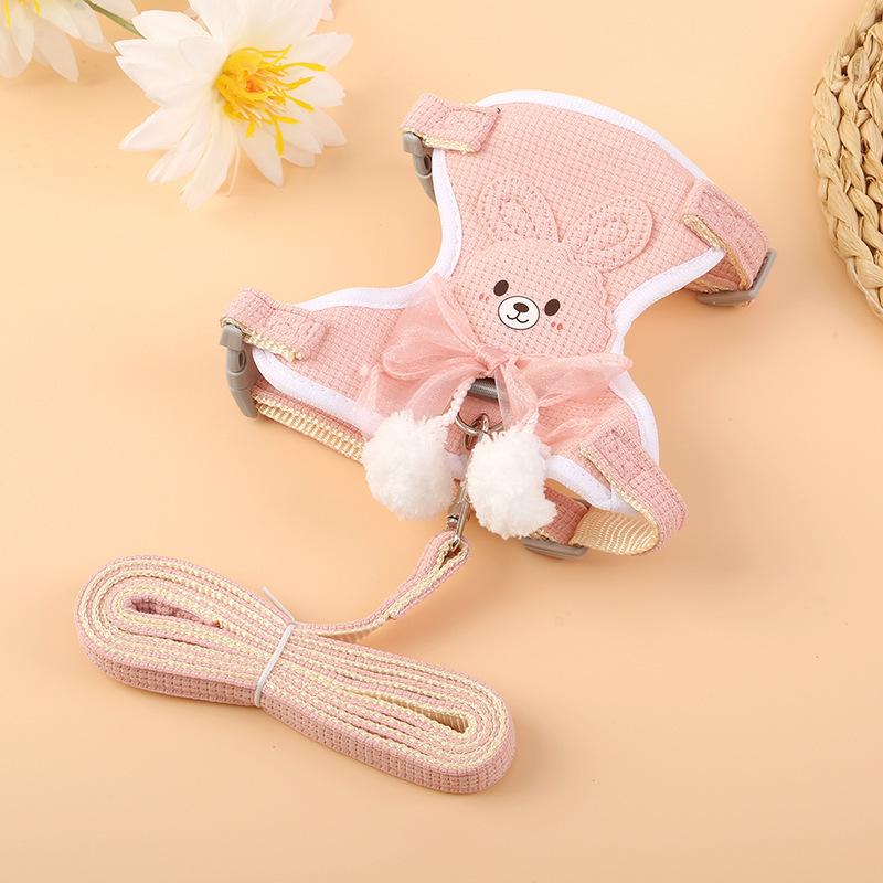 Pet Lightweight Chest Dog, Small Bee Chest, Strap, Dog Walking Leash, Dog Going Out Leash, Medium and Small Dog Chest