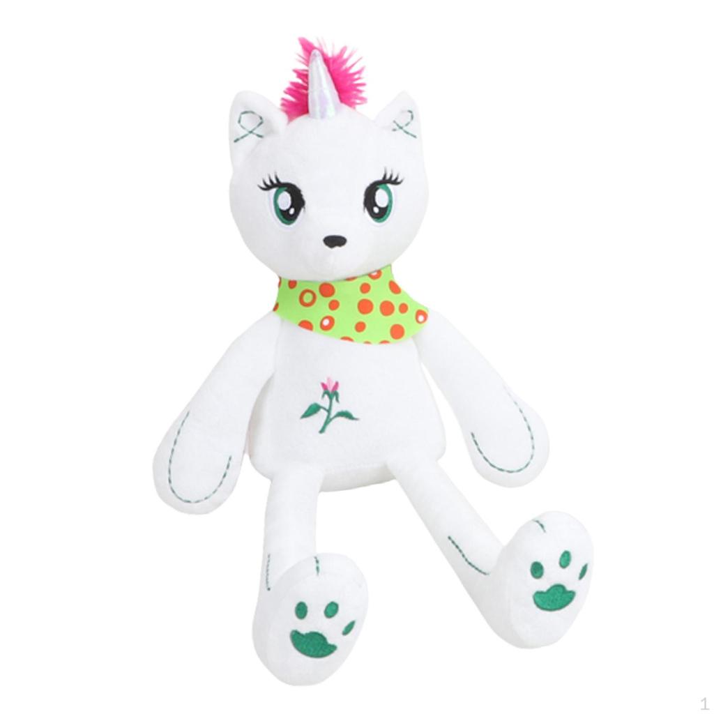 Animal Plush Toy, Stuffed Toy Doll, Exquisite Adorable Gift for Girls Boys, White 40cm