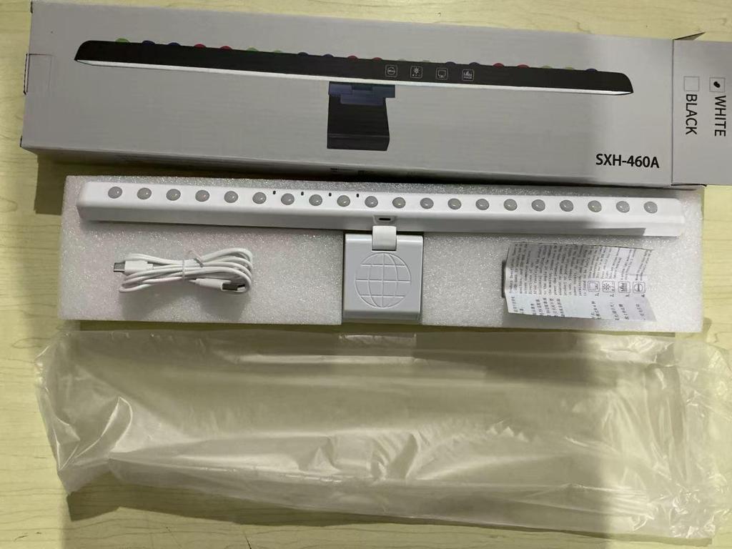 RGB Sound-Controlled LED Rhythm Light: Curved and Straight Screen Ambiance Lamp for Computer Monitors