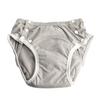 Pielucha dla dorosłych z tkaniny, zmywalna, nieprzemakalna, bardzo chłonna, czysta bawełna, pielucha dla dorosłych na inkontynencję, szara, M