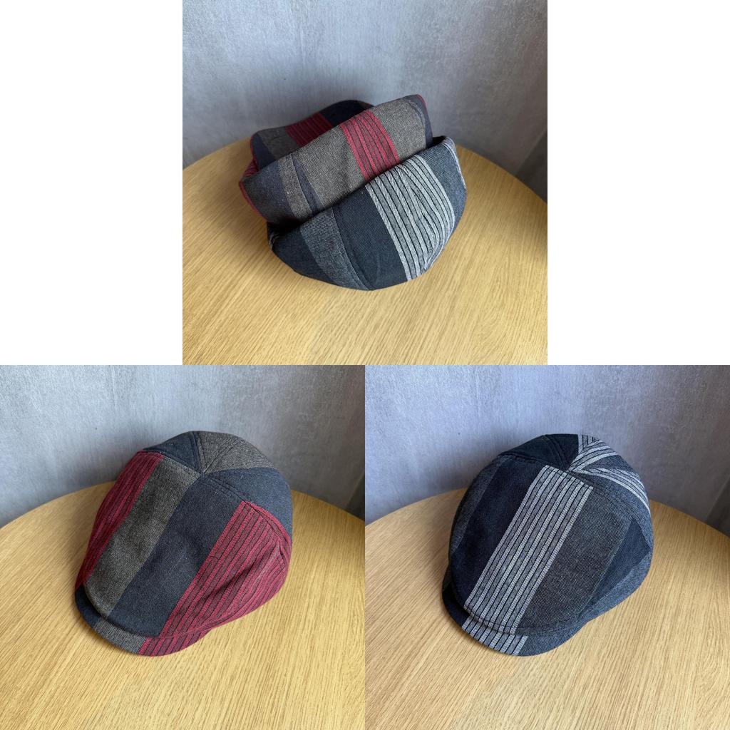 Retro Artistic Cotton Baseball Cap With Short Brim For Men Women Summer Sun Protection
