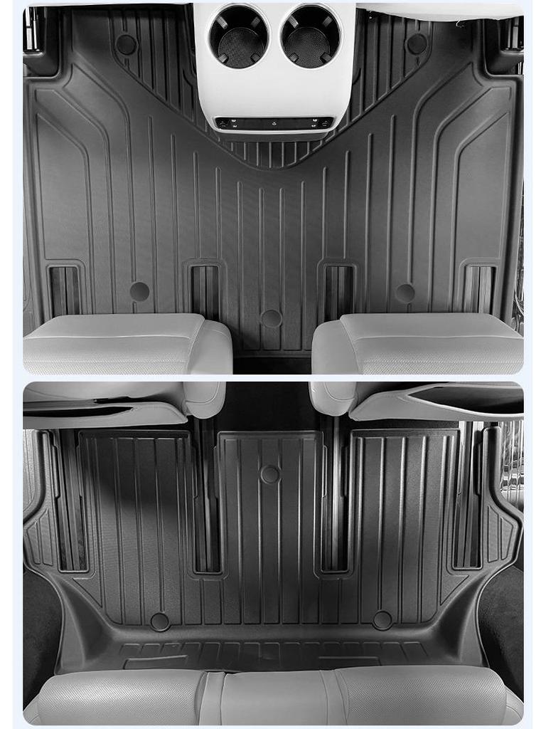 Eco-Friendly TPE Floor Mats for 2024-2025 Li Auto MEGA Car, Vehicle-Specific and Trunk Mats.