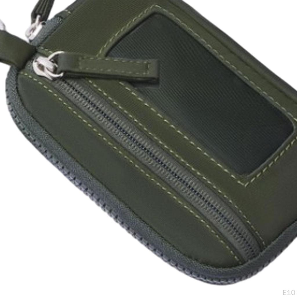 Nyckelring Armband Plånbok Dubbel Ficka Casual med Dragkedja Liten Nyckelring Kvinnor Män för