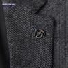 Men's Slim-Fit Wool Blend Business Suit Jacket