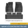 Eco-Friendly TPE Floor Mats for 2023 Tesla Model 3 - All-Weather Piano Style