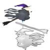 Halloween Witch Broom Metal Cutting Dies Stencil Scrapbooking DIY Album Stamp Paper Card Mold Embossing Decoration Craft
