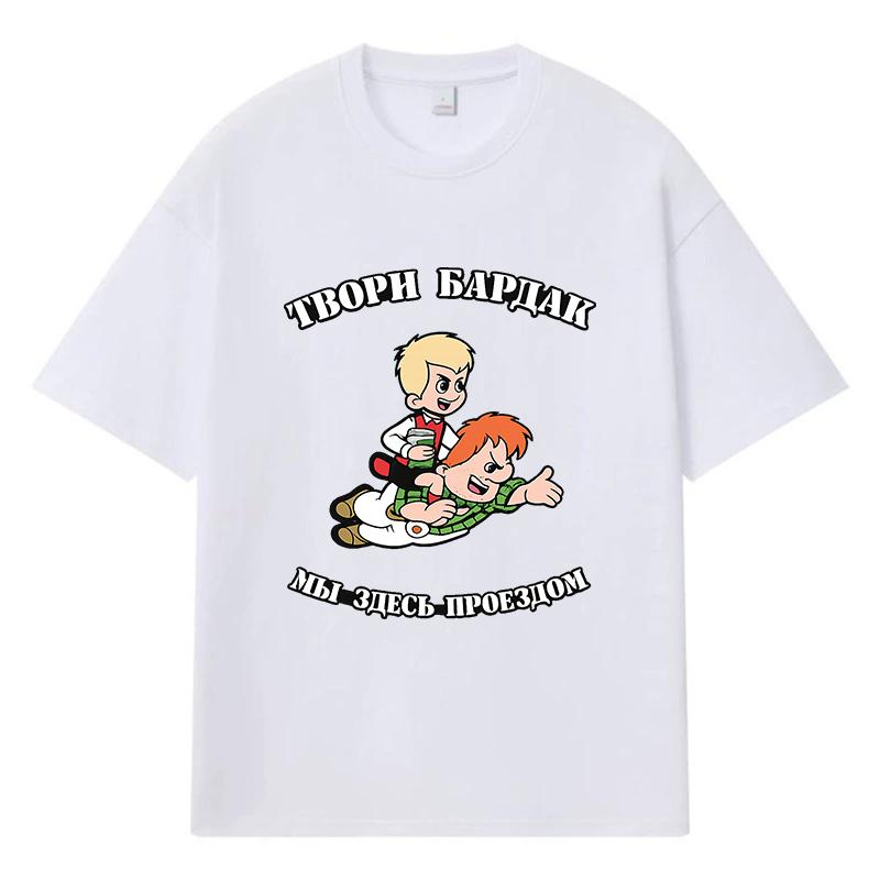 2026 Anime Summer Personality Y2k Harajuku Men Women Clothes 100% Cotton T Shirt Casual Oversized Street Trend