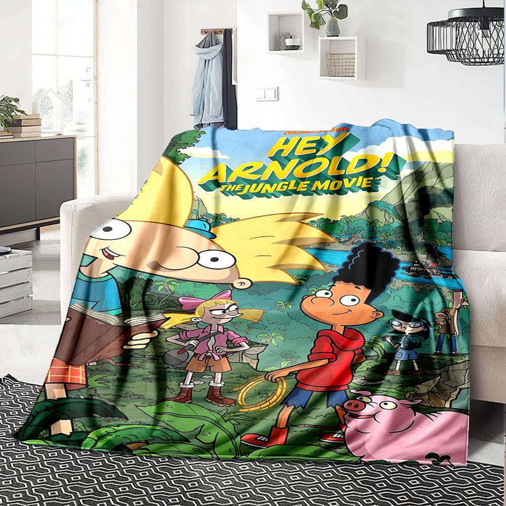 Adventure Jungle Flannel Blanket Super Soft Warm Cozy Blanket For Sofa Bed Office Travel Allseason Home Decor Gift