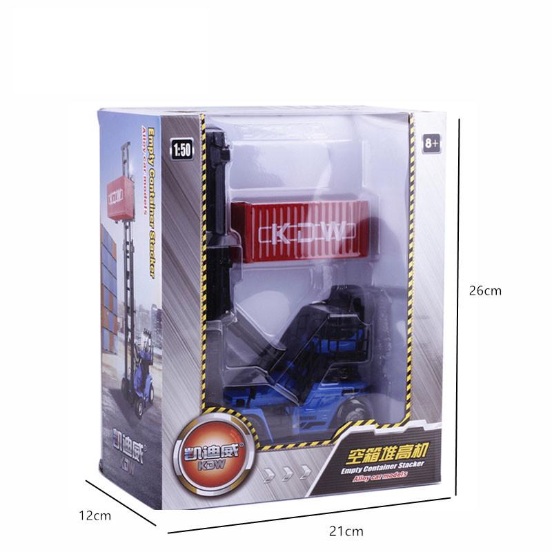 1/50 skala Diecast Container Stacker Modell Legierung Stapler Lkw Fahrzeuge Spielzeug Geschenke