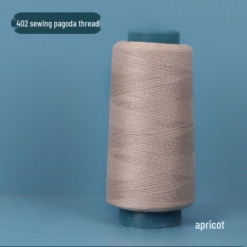 402 Polyester Thread: Black & White Sewing Thread for Hand Needlework and Household Sewing Machines