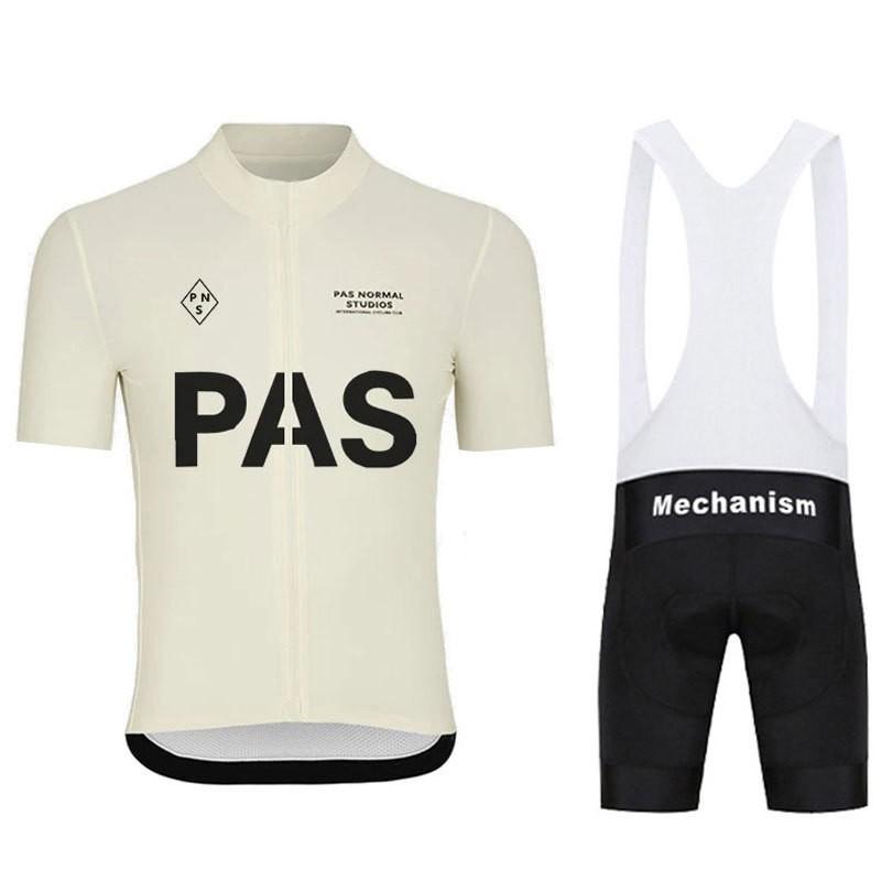 Mens Cycling Jersey Bib Shorts Set Breathable Quick-Dry Bike Apparel Road Mountain Trail Riding