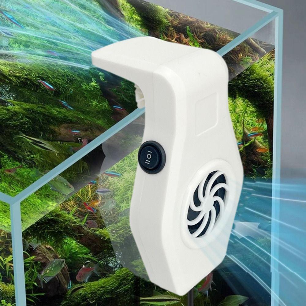 Wall Mount Fish Tank Cooling Device 2 Wind Speed Cooling Fan Aquarium Chillers Fan  Summer