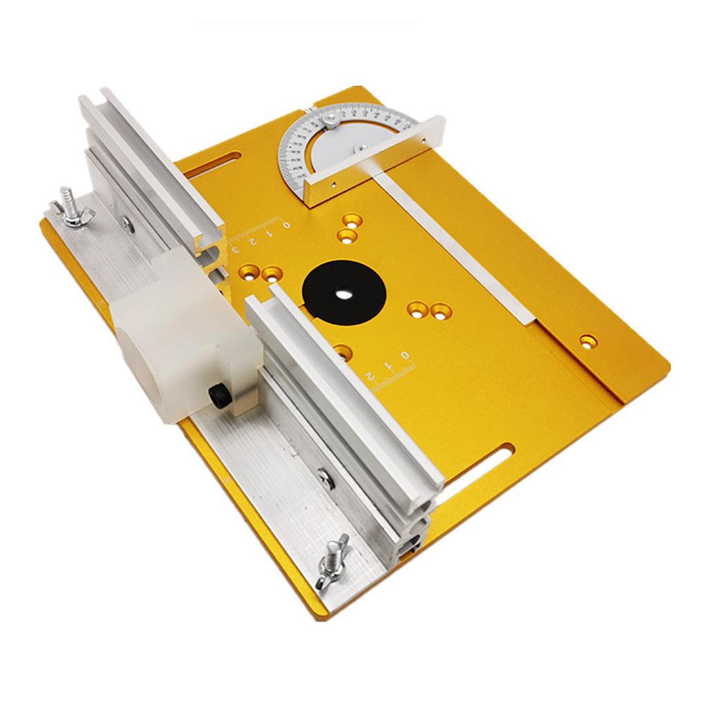 Aluminium Router Table Insert Plate Table for Woodworking Benches Router Plate Wood Tools Milling Trimming Machine