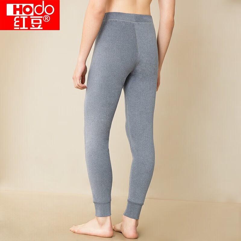 Hodo Men's Fleece-Lined Thermal Pants with Wool Knee Patch