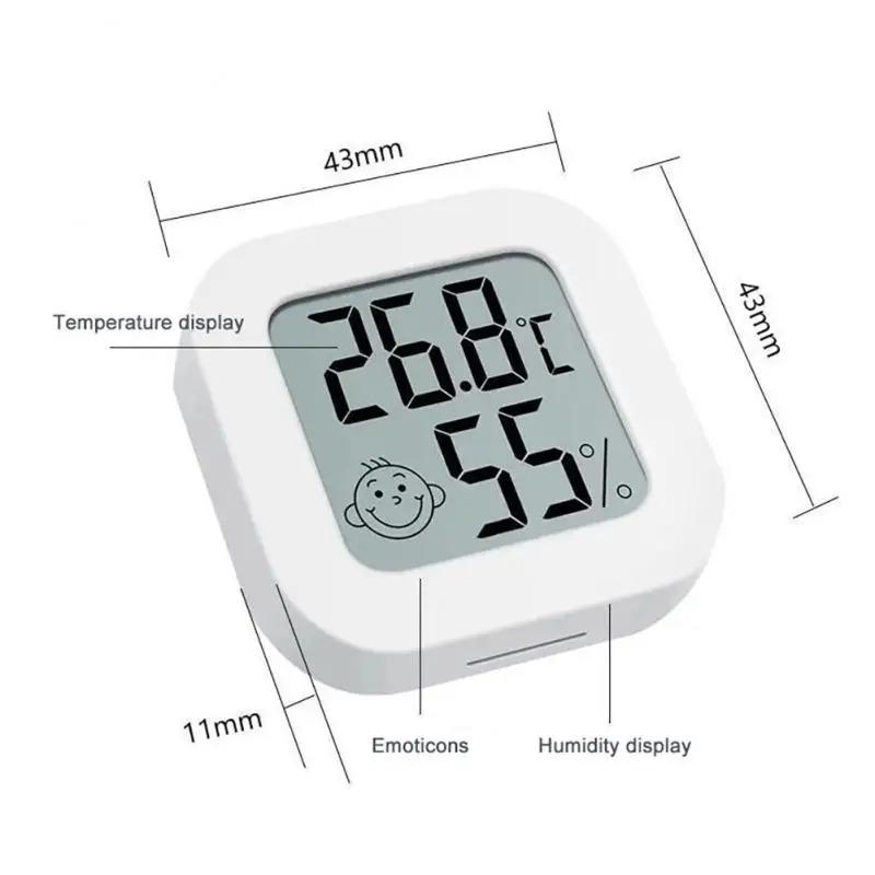 Portable LCD Digital Thermometer, Humidity Meter, Indoor Room Electronic Temperature and Humidity Meter, Sensor Instrument