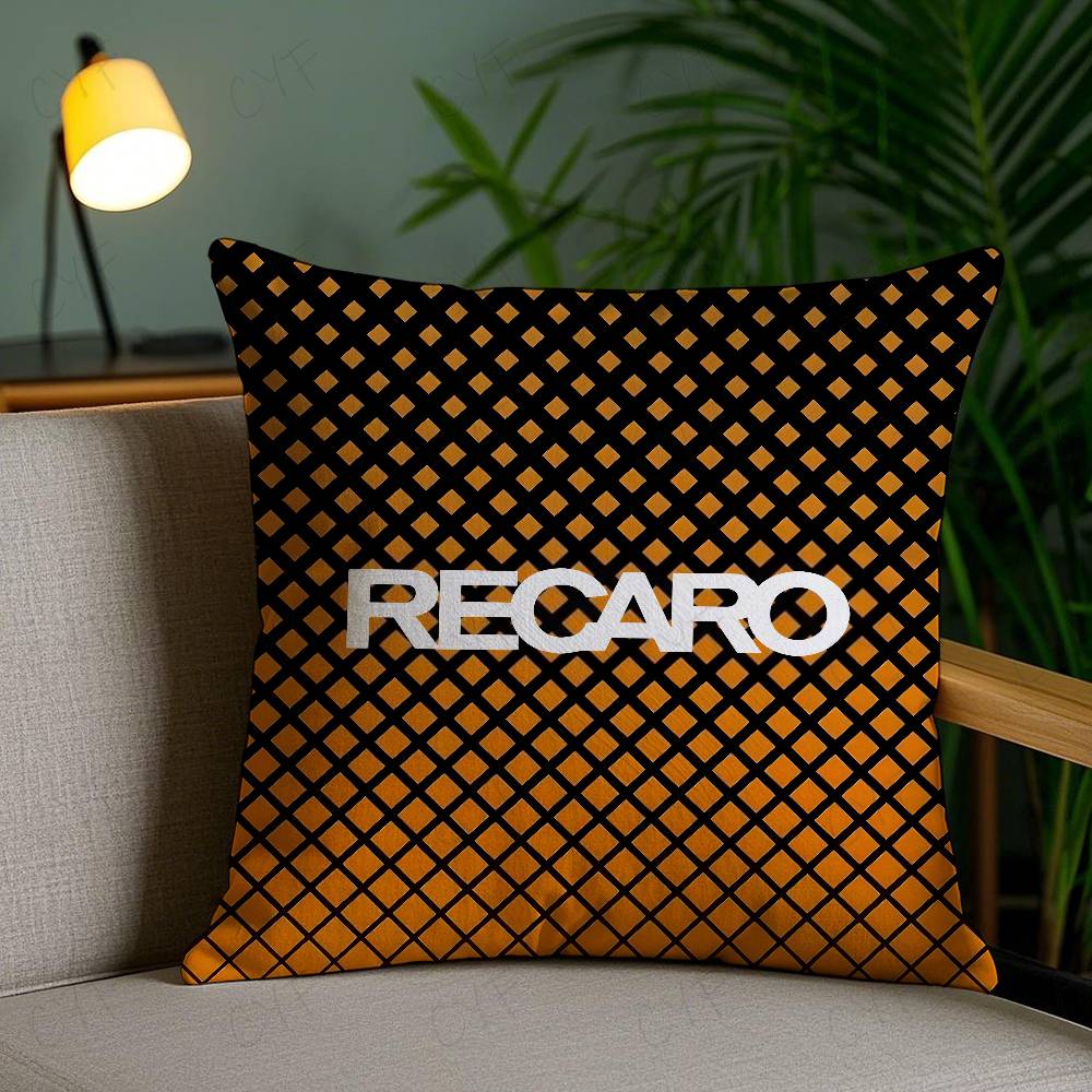 Mode Anime R-Recaro Kissenbezug Milbendichter Kissenbezug Unsichtbarer Reißverschluss Seidig kurzer Plüsch Sofakissenbezug