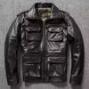 Pure First-layer Soft Cowhide Leather Jacket