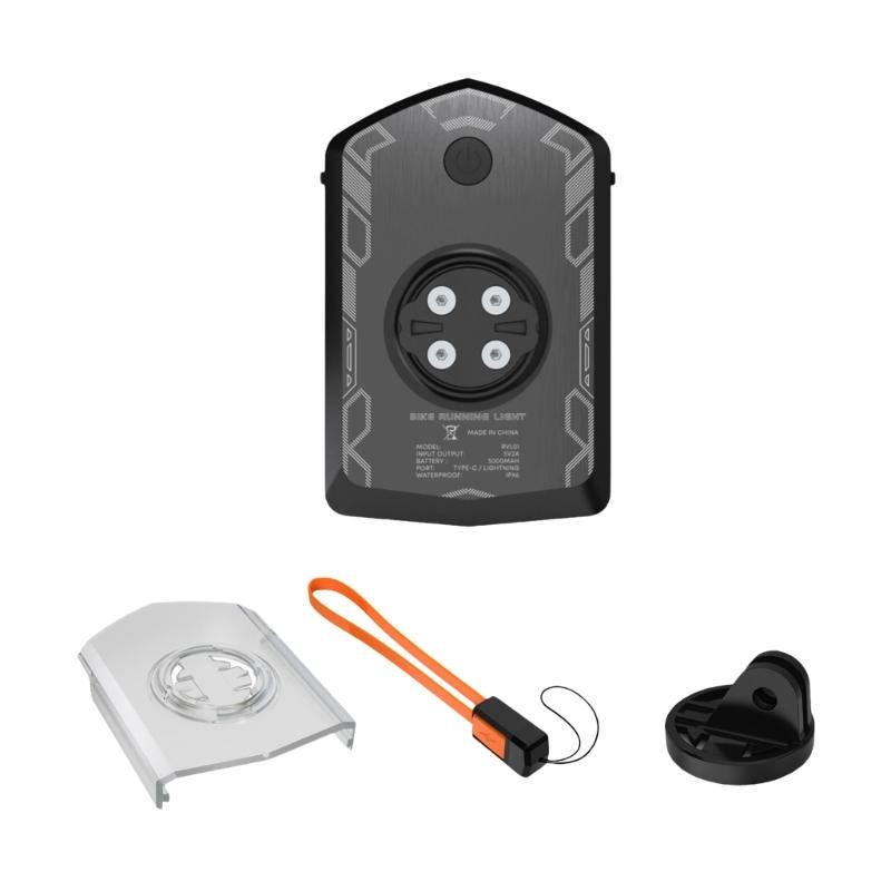 

1Set High Brightness LED Bike Light with Speedometers Rechargeable Bike Light for Various Weather Conditions 1