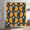 Colorful Mango Shower Curtain: Bathroom Decor for a Refreshing Bath Experience