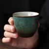 Tekopp i japansk stil Keramisk turkos glasyr Tekoppar Kung Fu-koppar Traditionella kinesiska Värmebeständiga Retrokoppar och muggar