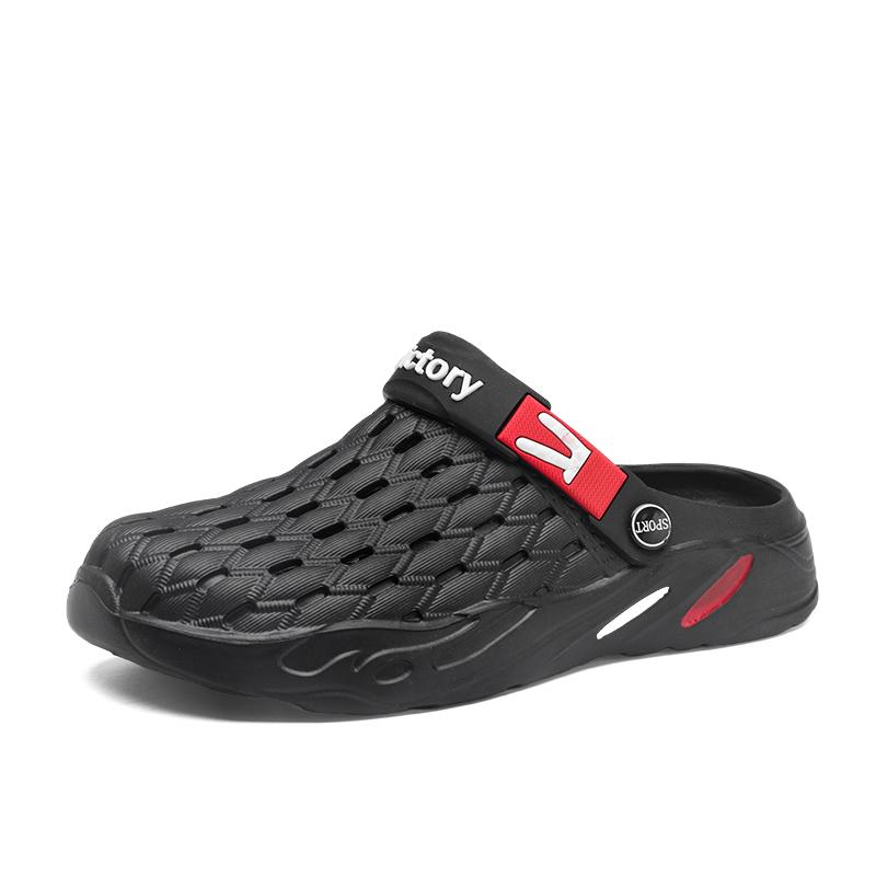 Sabot Peluche Casual Chaussures Homme Bord de Mer Confortable Chaussures d'Eau Homme Épais Claquette Sandale Chaussons Extérieur Sandales de Plage Dropshipping Homme 41-42