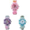 Hello Kitty Kinder-Quarz-Uhr mit Nachtlicht und Silikonarmband für Kinder Geschenk