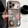 Shockproof Phone Case For iPhone 17 Pro Max Leopard Print Stars Billiards Silicone Cover For iPhone 16 Pro Max Cover iPhone 15 14 13 12 11 16E