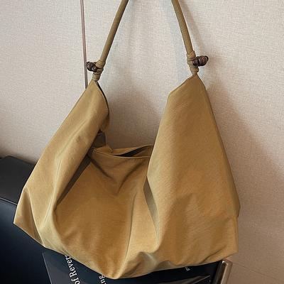 Autumn Simple Fashion Big Bag Women 2025 New Canvas Bag Short Trip Casual Simple Messenger Tote Bag