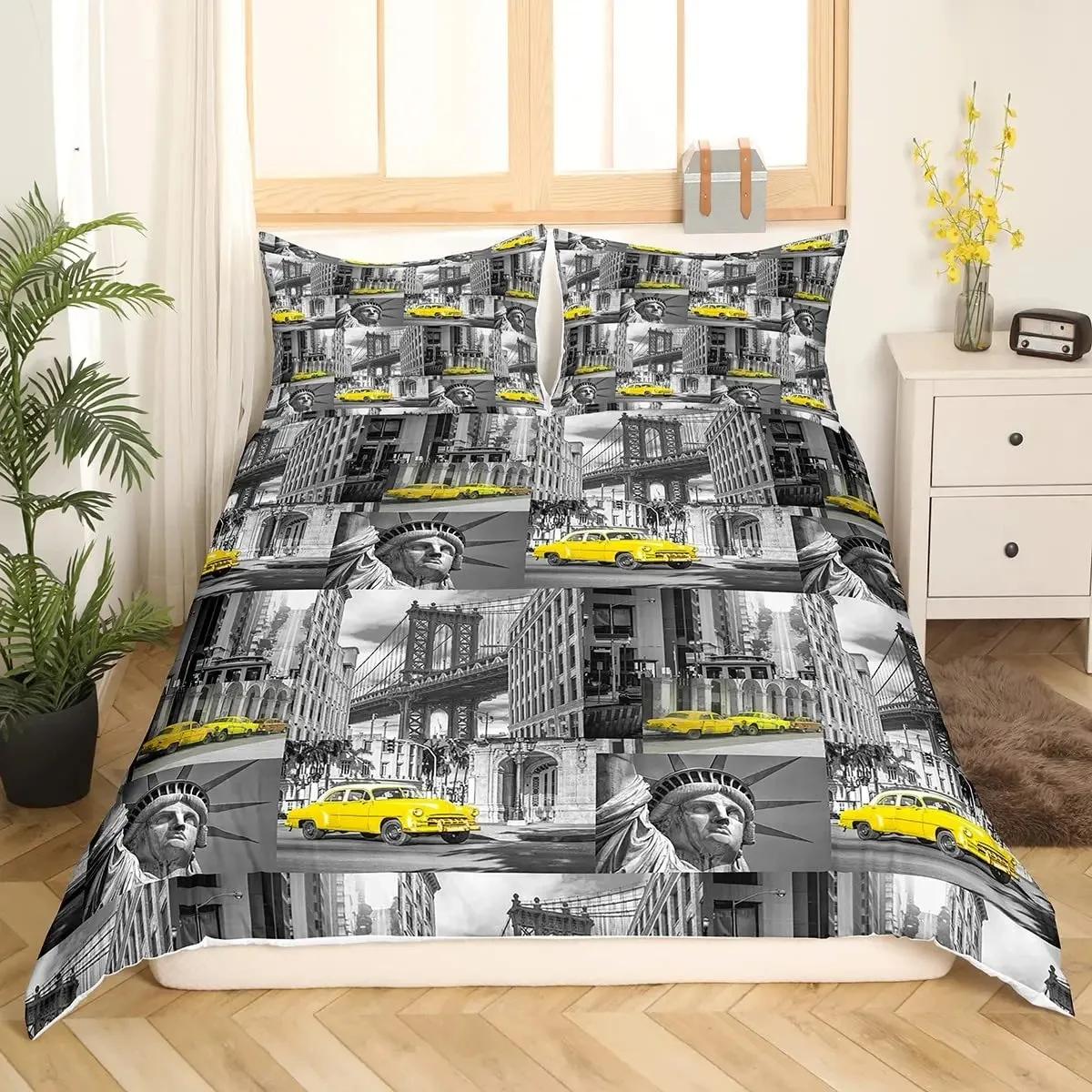 

Пододеяльник Биг Бен Мальчики Знаменитая Телефонная Будка Постельный Комплект для Подростков Ретро Лондонский Городской Пейзаж Комплект Пододеяльника с Наволочкой 70x133cm