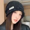 Autumn and Winter Pile Hat Women's Baotou Hat Warm Ear Protector Knitted Hat