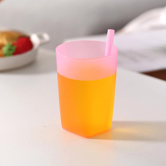 360ml/380ml halmkopp glatt kant Stor kapasitet Lekkasikker Barn Barn Spedbarn Baby Sip Cup Studenter