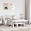 VidaXL Bunk Bed Without Mattress White 140x200 Cm Solid Wood, Bed, Bedroom Furniture, Bed with Storage, Bed 3323876