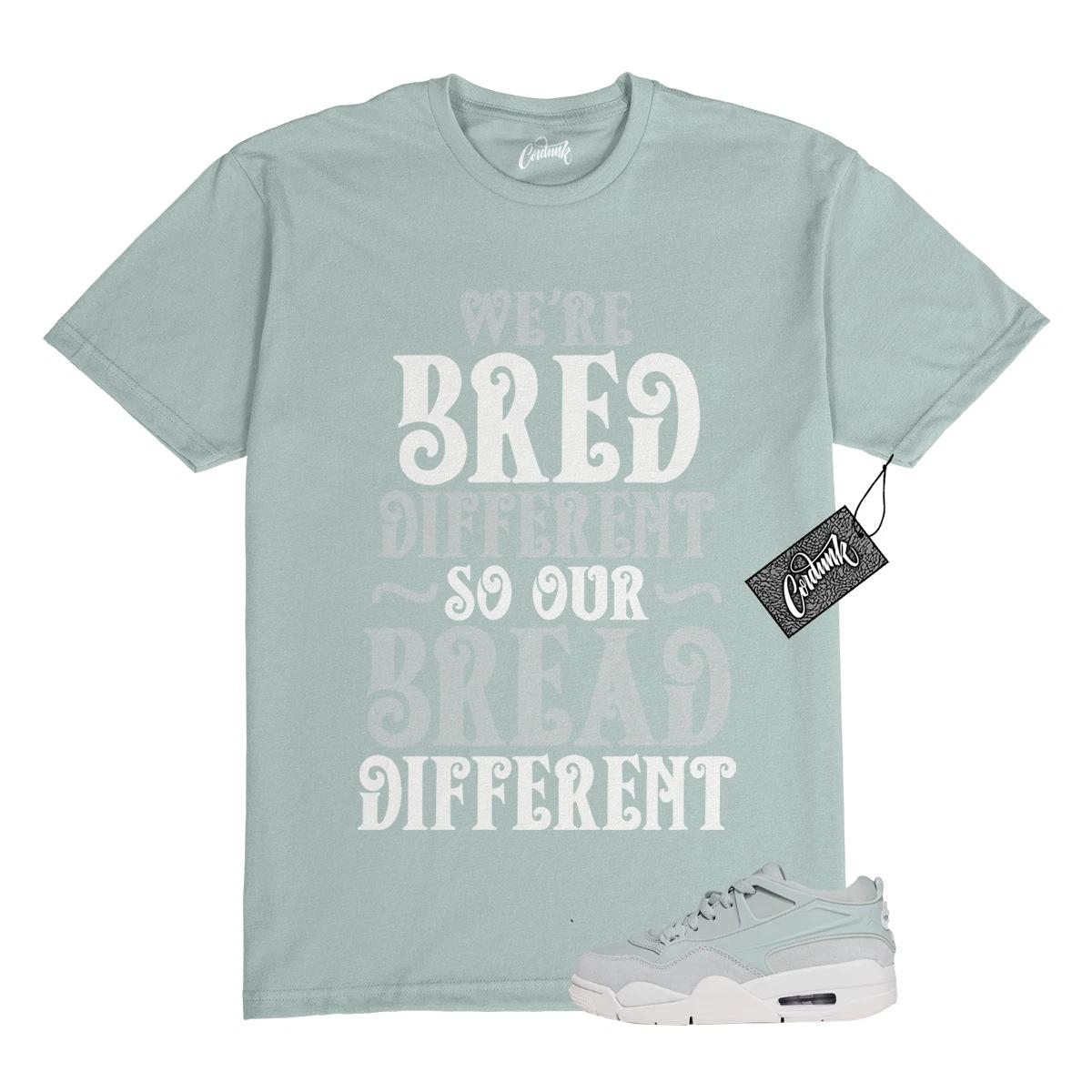 

Air 4 RM Seafoam Jade Horizon T Shirt Match BREAD L