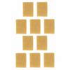 10pcs Natural Rubber Adhesive Remover Quadrate Manual Cleaning Tool Residue Eraser  Discs Cleaning