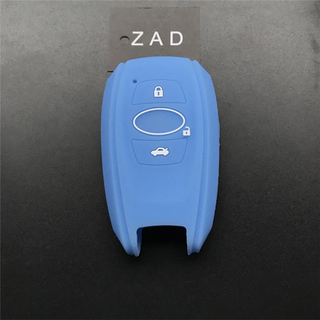 ZAD 3 Tasten Schlüssel Silikon Gummi Auto Schlüsselhülle Abdeckung Set für subaru Legacy impreza forester xv trezia BRZ wrx levorg outback