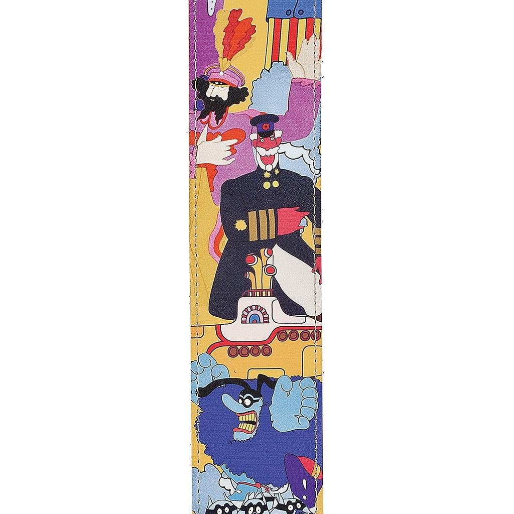 The Beatles Vegan Strap 25LB06 Yellow Submarine D'Addario