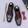 Groom Wedding Leather Shoes Men's Genuine Leather Business Dress Men's Shoes British Trend Cowhide Men