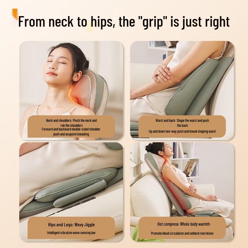 CLORIS S990 Full Body Heat Massage Cushion