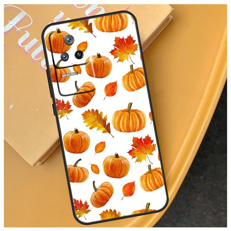 Autumn Leaves Fall Pumpkin Funda For Xiaomi 17 Pro Max 14 15 Ultra 13T 14T 15T POCO X7 X5 X6 Pro F5 F6 F7 F8 Ultra Case