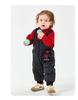 Winter-Latzhose für Babys und Kleinkinder - Verdickte weiße Entendaune